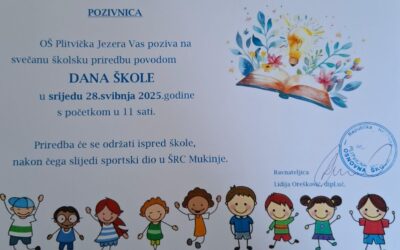 POZIVNICA ZA DAN ŠKOLE