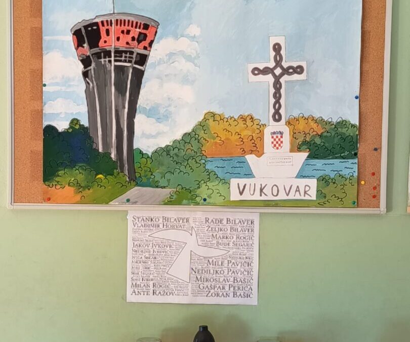 Dan sjećanja na žrtvu Vukovara i Škabrnje u PŠ Smoljanac i PŠ Vaganac